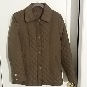Calvin Klein Quilted Coat Size Small